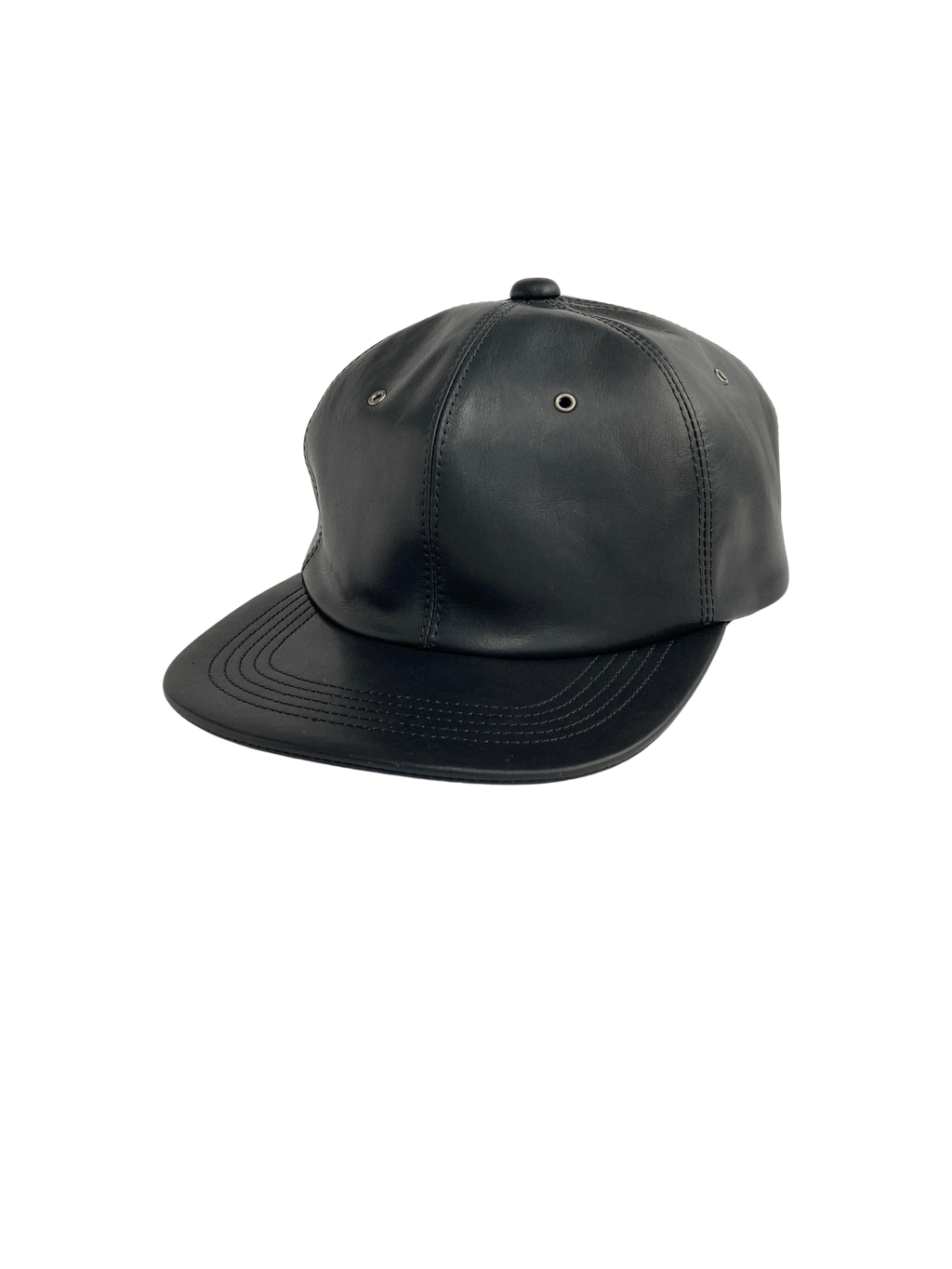 LEATHER CAP (BLACK)
