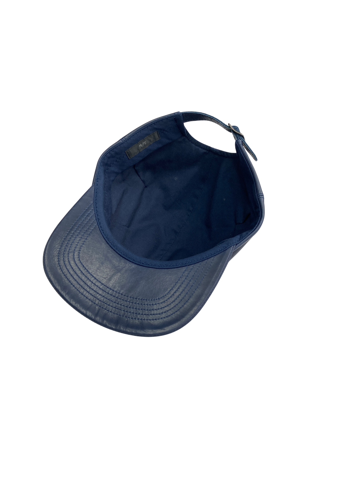 LEATHER LOGO CAP (NAVY)