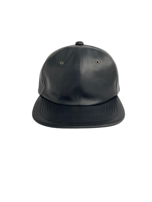 LEATHER CAP (BLACK)