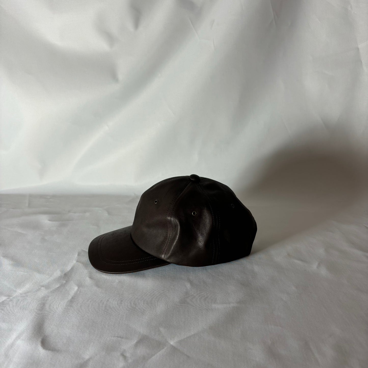 Leather Cap(Brown)