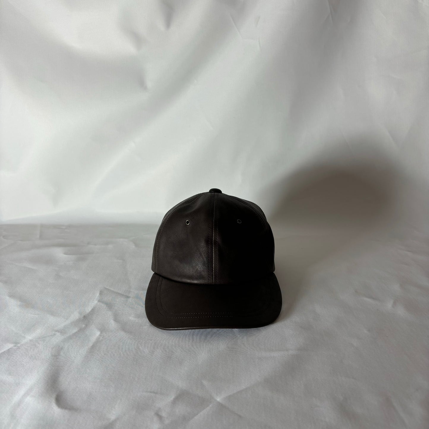 Leather Cap(Brown)