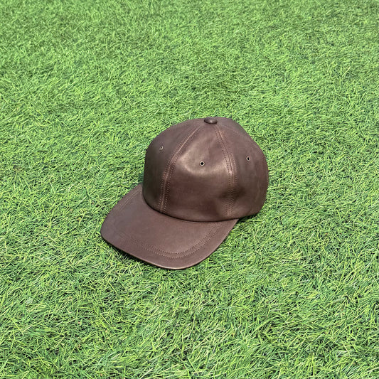 Leather Cap(Brown)