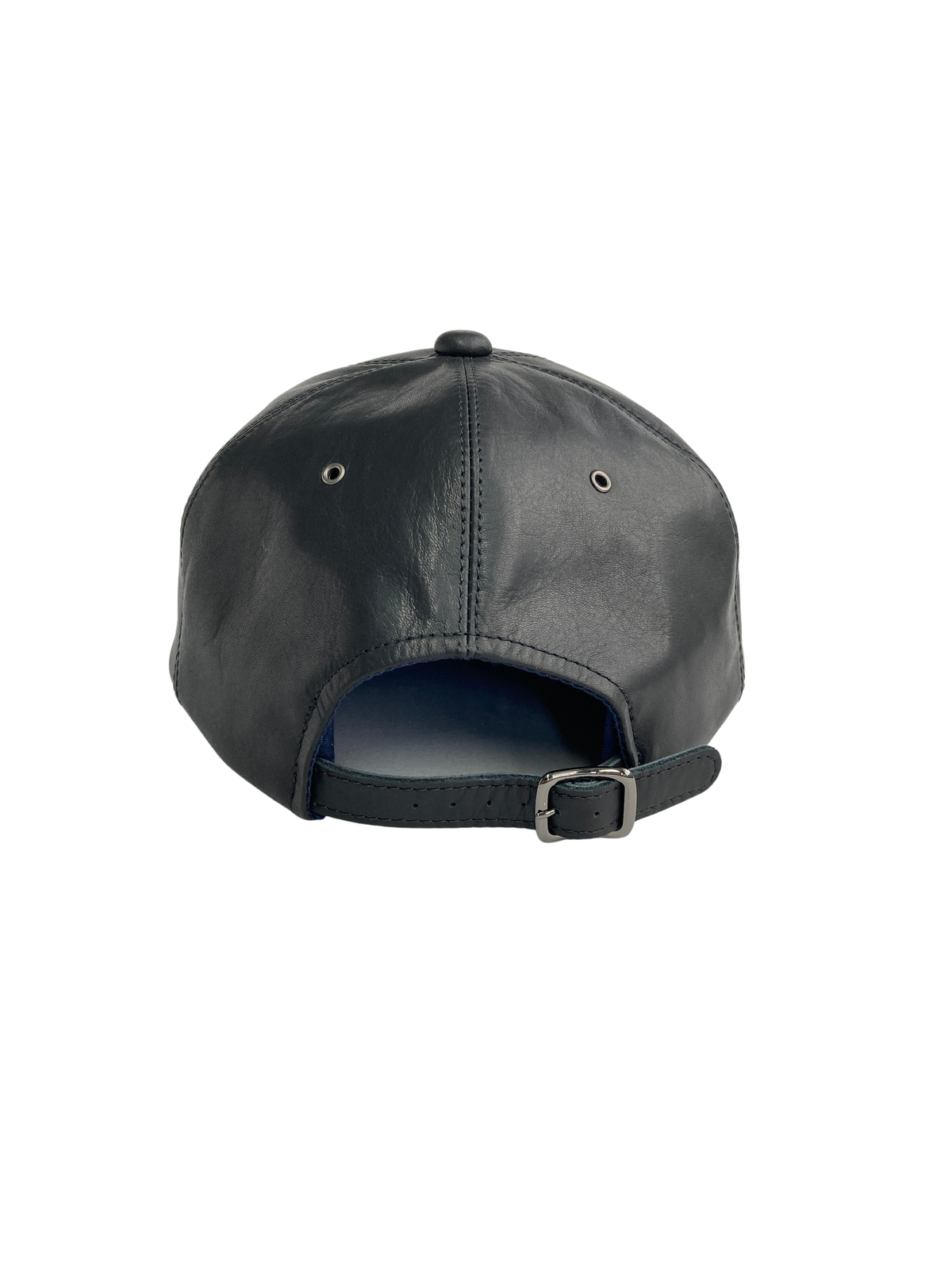 LEATHER LOGO CAP (BLACK)
