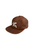 N-LEATHER LOGO CAP (BROWN)