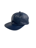 LEATHER CAP (NAVY)