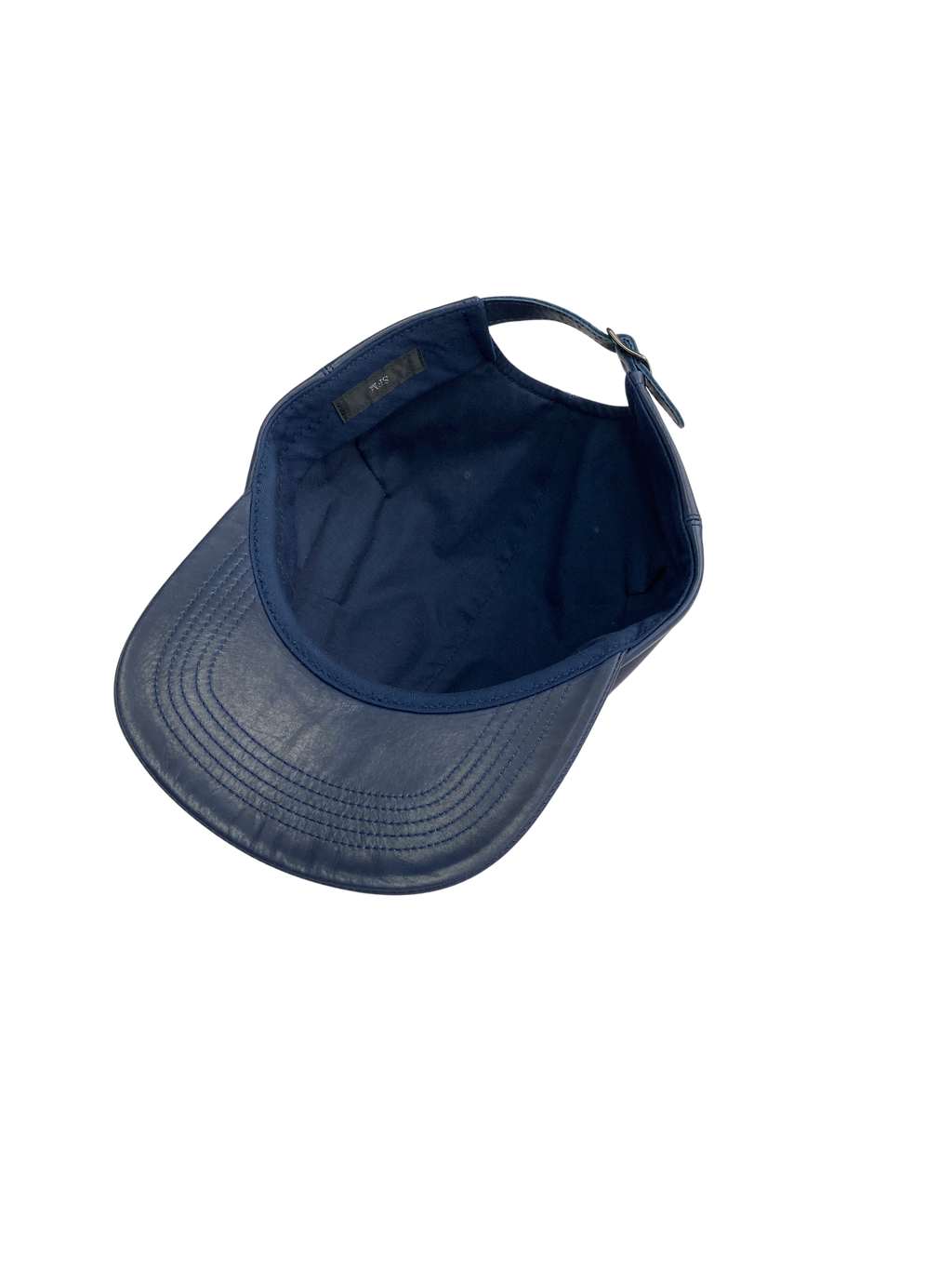 LEATHER CAP (NAVY)