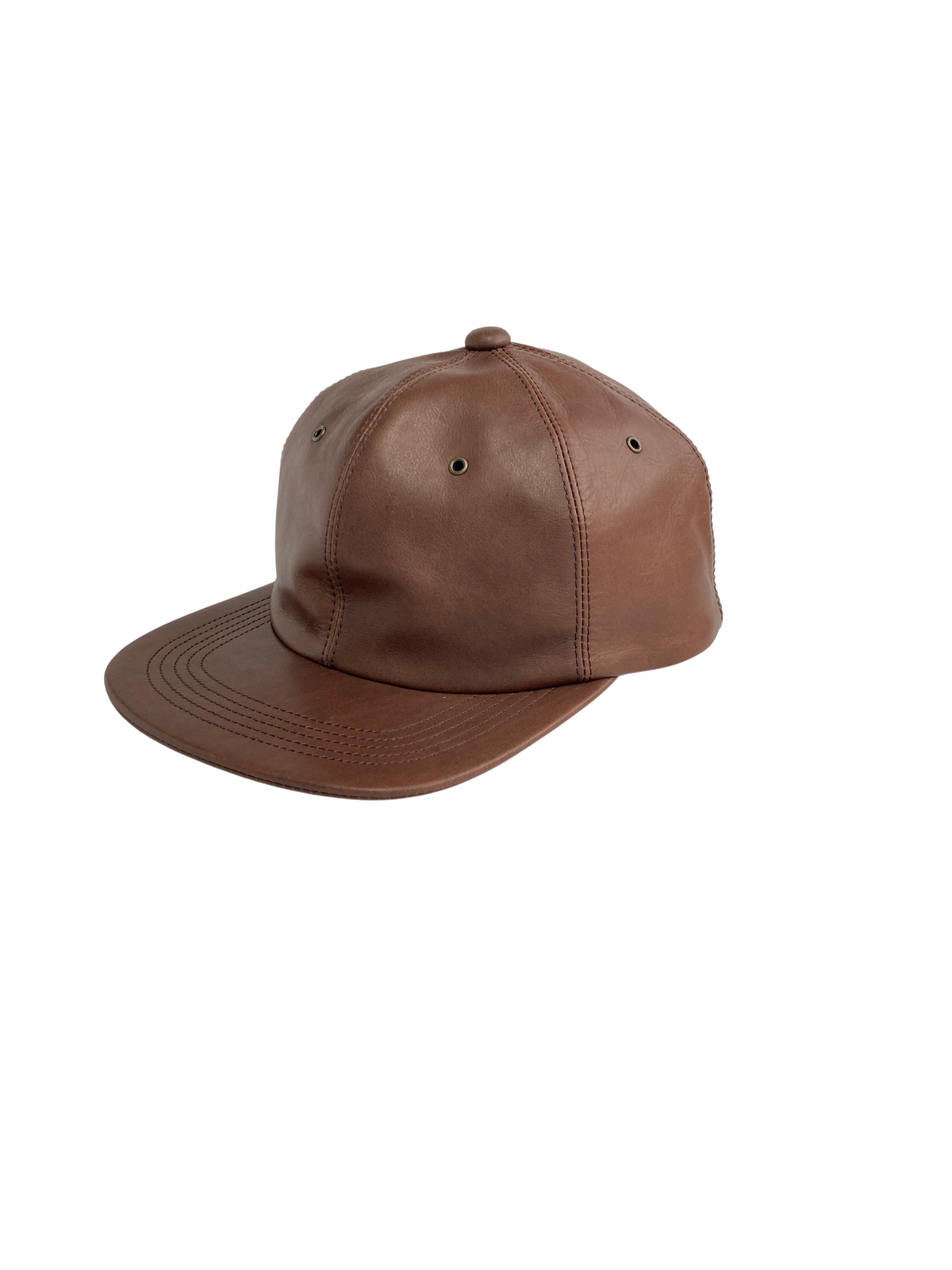 LEATHER CAP (BROWN)